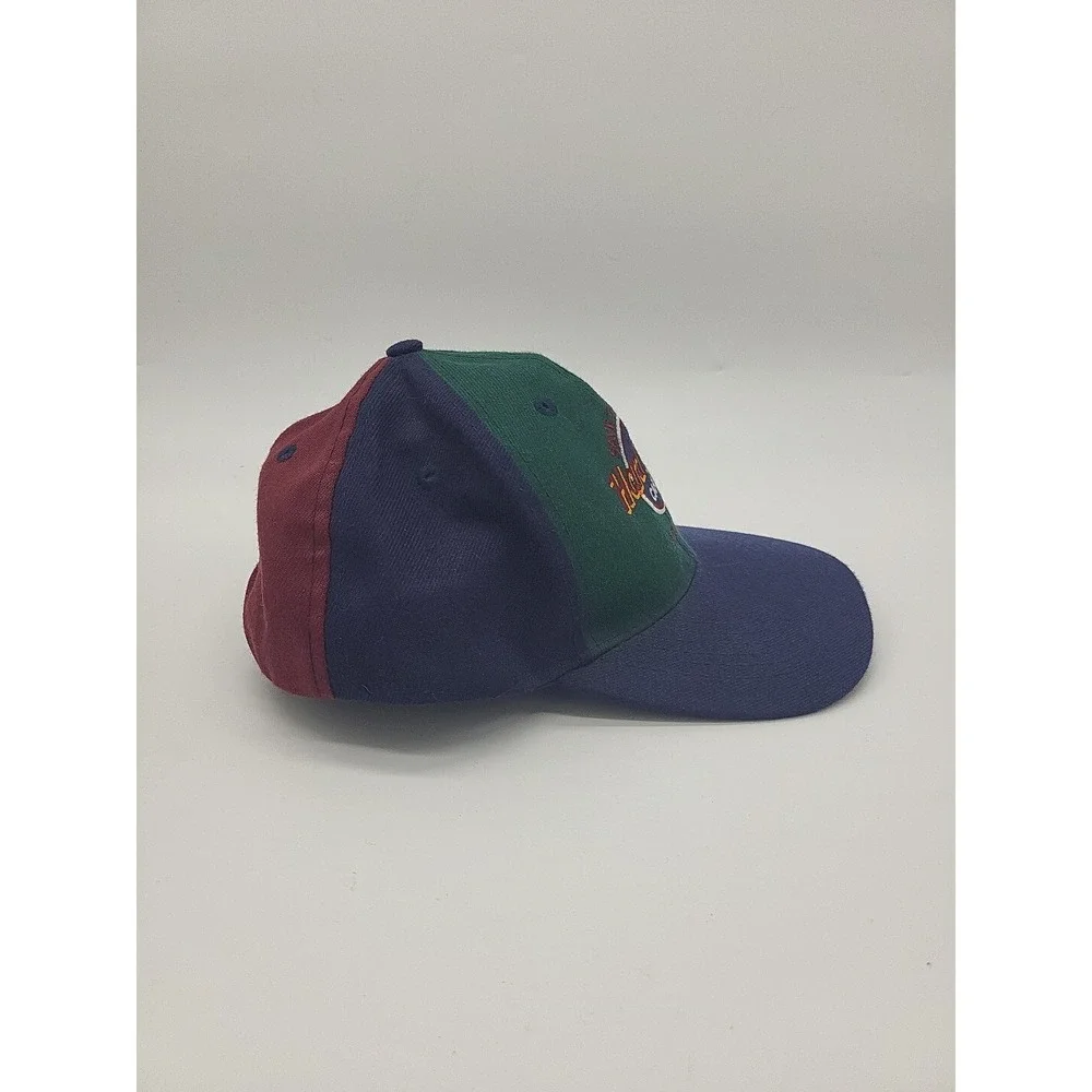 Vintage Hard Rock Cafe Miami Snapback Hat Ball Cap Embroidered Wool Blend